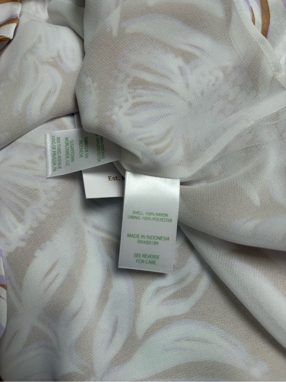 NWT Lilly Pulitzer Bexler one shoulder top Rattan Bon Vivant 12 - Picture 4 of 5